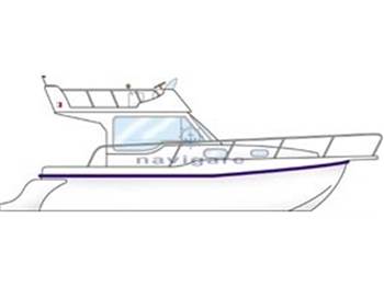 Ala Blu Proteo 28 flying bridge