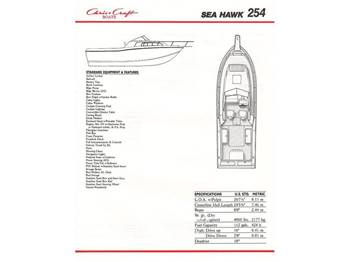 CHRIS CRAFT SEA HAWK 254