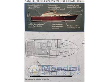 SABRELINE CORPORATION SABRE 36 Express Cruiser