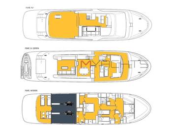 Favaro Yachts Yacht a motore 23 m con equipaggio